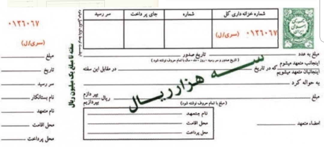 چرا نباید سفته سفید را امضا کرد؟